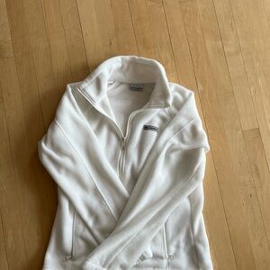 Columbia  White Womens Fleece Jacket